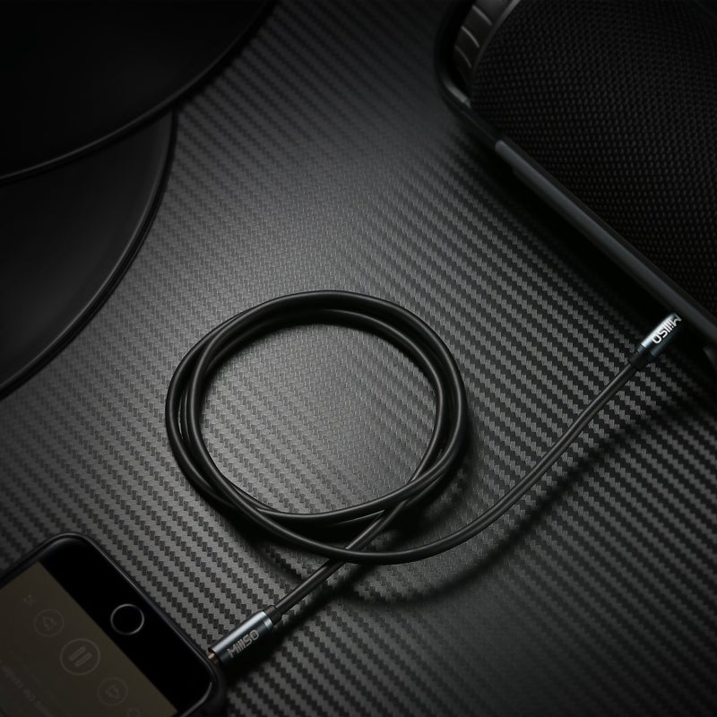 MillSO 16.4ft 3.5mm Male-to-Male AUX Cable for Headphones, Speakers, Smartphones, Tablets, MP3 Players, Computers - Image 3